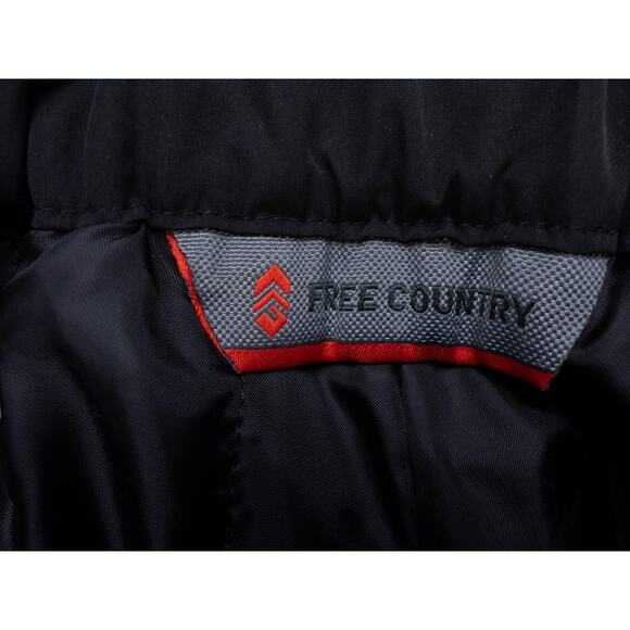 Free Country Ski Snow Pants Mens XL Black Elastic Waist Lined Soft Shell NWT - Picture 3 of 16